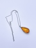 925S Collier med anheng i rav med fossilt insekt