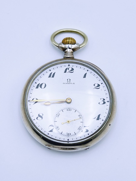 800s- OMEGA Sølv Lommeur