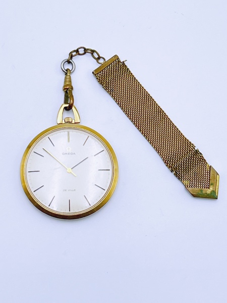 Omega "De Ville" Lommeur med Lenke 