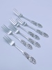 830S- 6 "Telesølv" kakegafler