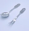 830s Salatbestikk i sølv, L. 22/22.5cm 