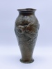 18/1900t Jugend Vase i bronse med uglemotiv