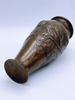 18/1900t Jugend Vase i bronse med uglemotiv