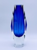 H.30cm Stor Flavio Poli Sommerso Murano krystallvase