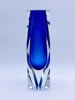 H.30cm Stor Flavio Poli Sommerso Murano krystallvase