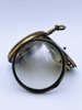 c.1790-1820 Emalje og Forgylt Metall Lommeur i klokkeskrin