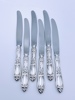  830S- 6 "Opphøyet Rose" spisekniver L. 22cm 