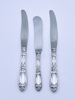 830s "Opphøyet Rose" 3 kniver/smørkniv