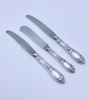 830s "Opphøyet Rose" 3 kniver/smørkniv