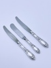 830s "Opphøyet Rose" 3 kniver/smørkniv
