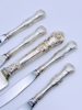 Sølv Forskjærskniv + 4 kniver