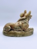 Figurine "Hund og gutt"
