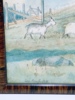 1925 Lisbeth Bergh "Gårdstun", Akvarell på papir. 