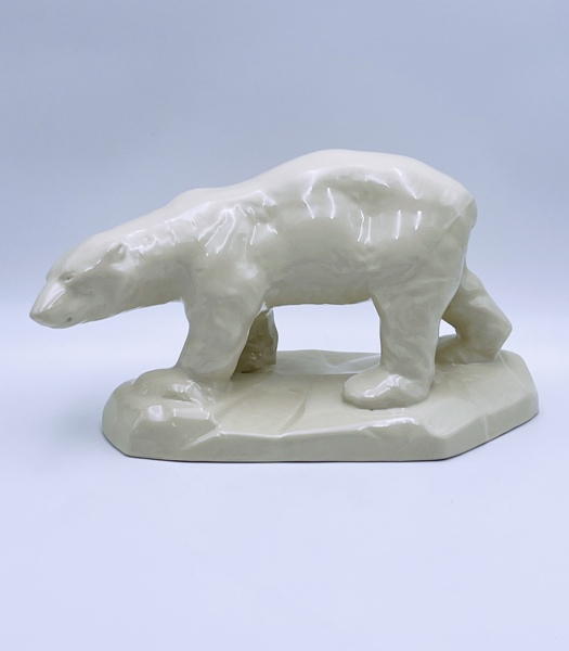 L.35cm Isbjørn Figur 