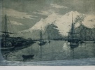 Jean Skoglund(1908-1948) "LOFOTEN" Radering   