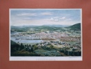 "CHRISTIANIA 1855". Håndkolorert litografi. 165/500