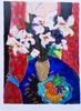 Roy Fairchild-Woodard(1953-)"White Lilies" Serigrafi. 150/300.