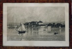 Johan Nordhagen(1856-1956) "Utenfor Akershus" Radering 1910