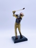 Bronse Skulptur "Golfspiller"