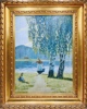 Oscar Grønmyra(1874-1911) "Sommerlandskap", OPP