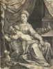 1700t "Madonna And Child" Radering