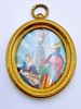 Fransk Louis XVI Gullforgylt Bronse Ramme