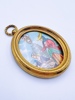 Fransk Louis XVI Gullforgylt Bronse Ramme