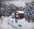 K. Amundsen "Hus i snøen" OPP