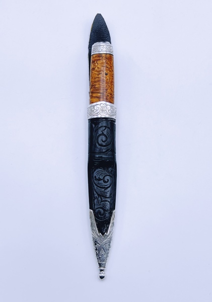 830s-Hans Sjåberg (1878-1962) Staskniv med sølvholker