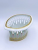 18/1900t Meissen Vase / Bolle Med Riller