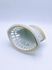 18/1900t Meissen Vase / Bolle Med Riller