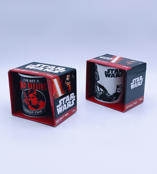 Disney "Star Wars" Official Mug & Han Solo Mug  