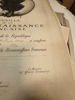Lily Due-Datert 1919. Medalje for fransk anerkjennelse