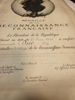 Lily Due-Datert 1919. Medalje for fransk anerkjennelse