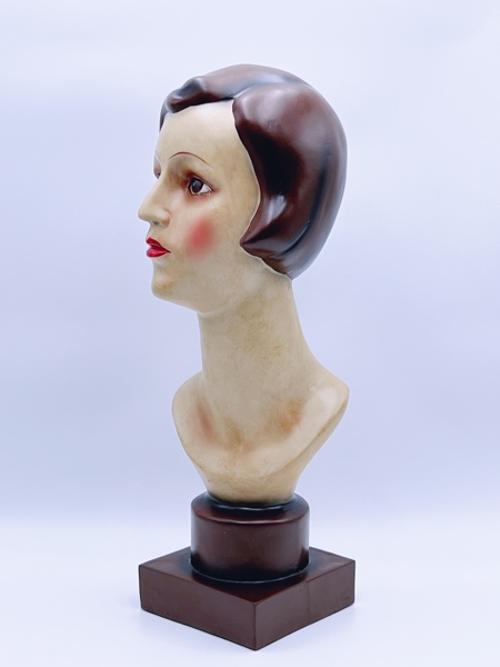 H.44.5cm Art Deco Fransk Damebyste
