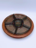 c.1960t Digsmed Denmark "Lazy Susan" Teak kabaretfat 