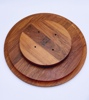 c.1960t Digsmed Denmark "Lazy Susan" Teak kabaretfat 