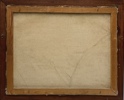 1942 Karl Vilhelm Anstensen "Kystlandskap med Gårdstun" , Olje på Lerret