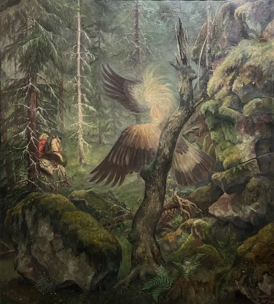 Olaf Willums "Eventyr i dype skogen".  1929. OPL.