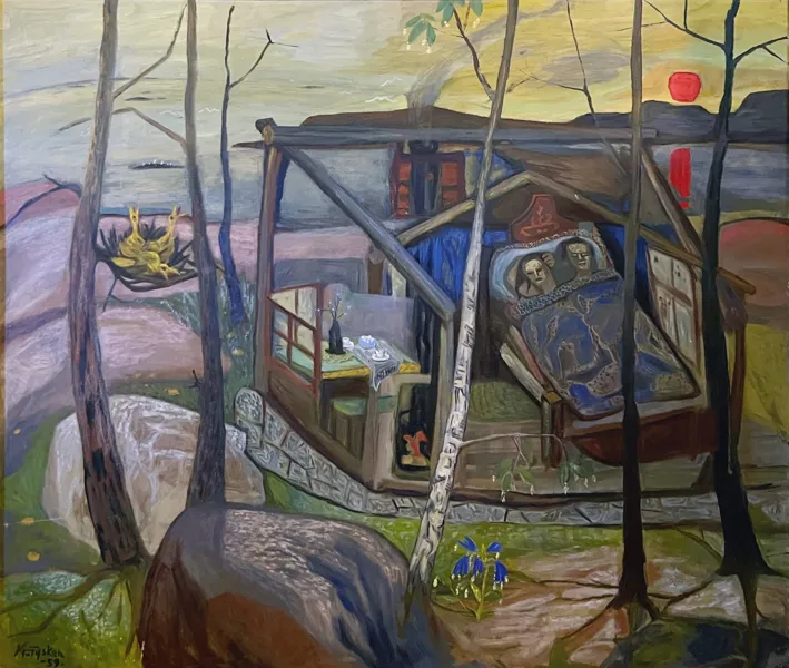 Kristian Tysken "Junimorgen ved havet" 1959, OPP 